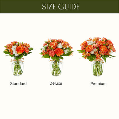 Apricot Glow Bouquet –  Jy Floristeria, Trenton NJ