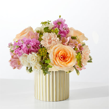 Paradise Bouquet with Ivory Vase –  Jy Floristeria, Trenton NJ