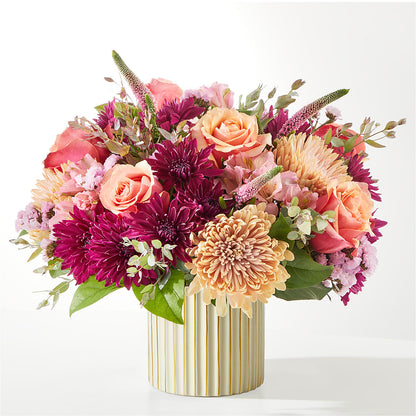 Berry Cobbler Bouquet with Ivory Vase –  Jy Floristeria, Trenton NJ