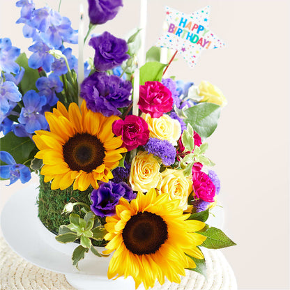 Star of the Day Floral Cake –  Jy Floristeria, Trenton NJ