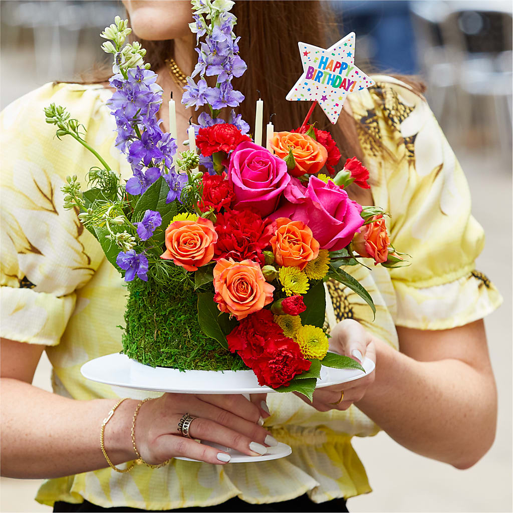 Best Year Yet Floral Cake –  Jy Floristeria, Trenton NJ