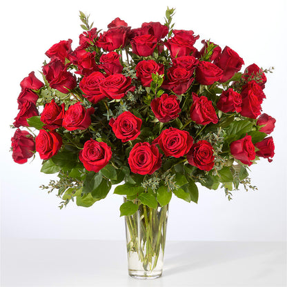 Forever Yours Fifty Stem Red Rose Bouquet –  Jy Floristeria, Trenton NJ