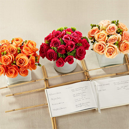 Dawn Rose Centerpiece –  Jy Floristeria, Trenton NJ
