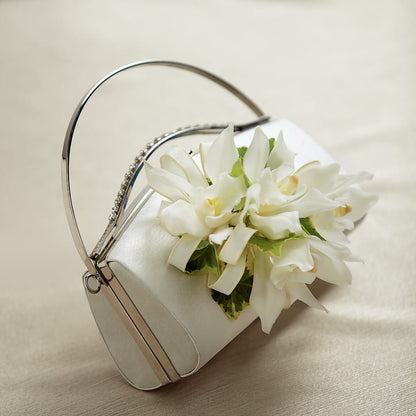 White Purse Decor –  Jy Floristeria, Trenton NJ